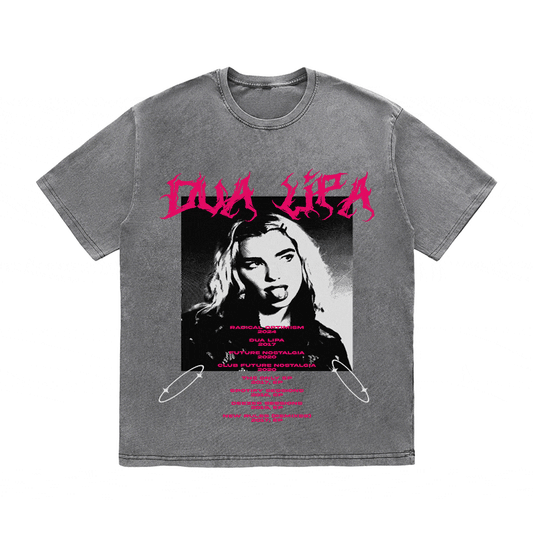 RDMCLOTHINGART tapestry hoodie DUA LIPA HEAVY WEIGHT COTTON TEE-8900