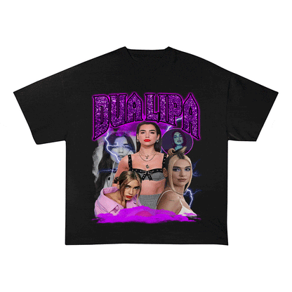 RDMCLOTHINGART tapestry hoodie DUA LIPA HEAVY WEIGHT COTTON TEE-9122