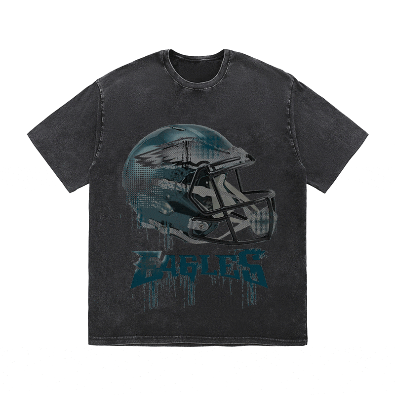 RDMCLOTHINGART tapestry hoodie EAGLES HEAVY WEIGHT COTTON TEE-8769