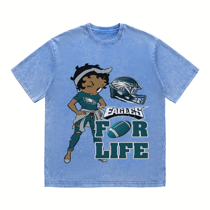 RDMCLOTHINGART tapestry hoodie EAGLES HEAVY WEIGHT COTTON TEE-8770