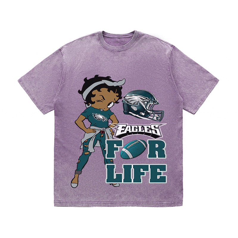 RDMCLOTHINGART tapestry hoodie EAGLES HEAVY WEIGHT COTTON TEE-8770