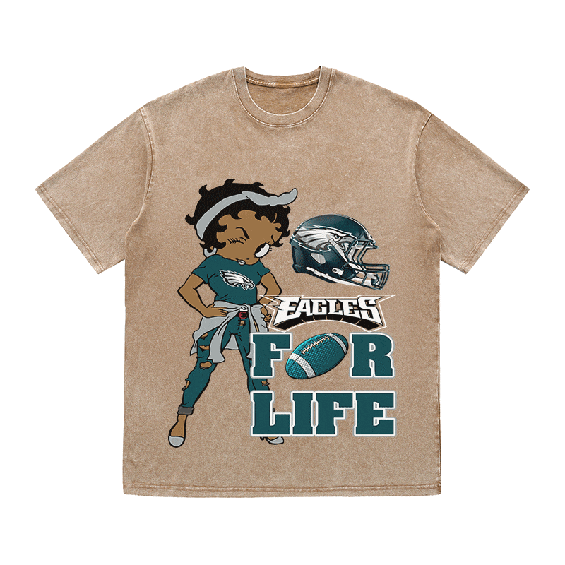 RDMCLOTHINGART tapestry hoodie EAGLES HEAVY WEIGHT COTTON TEE-8770