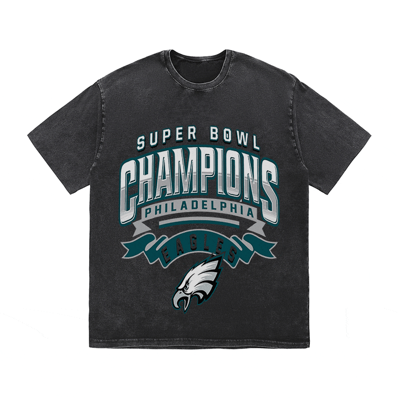 RDMCLOTHINGART tapestry hoodie EAGLES HEAVY WEIGHT COTTON TEE-8776