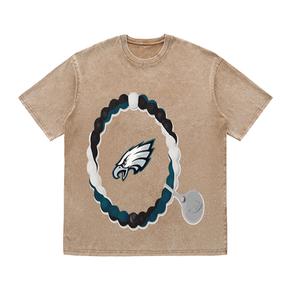 RDMCLOTHINGART tapestry hoodie EAGLES HEAVY WEIGHT COTTON TEE-8778