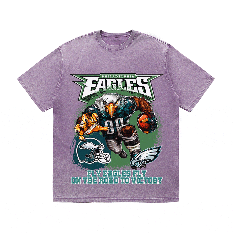 RDMCLOTHINGART tapestry hoodie EAGLES HEAVY WEIGHT COTTON TEE-8787