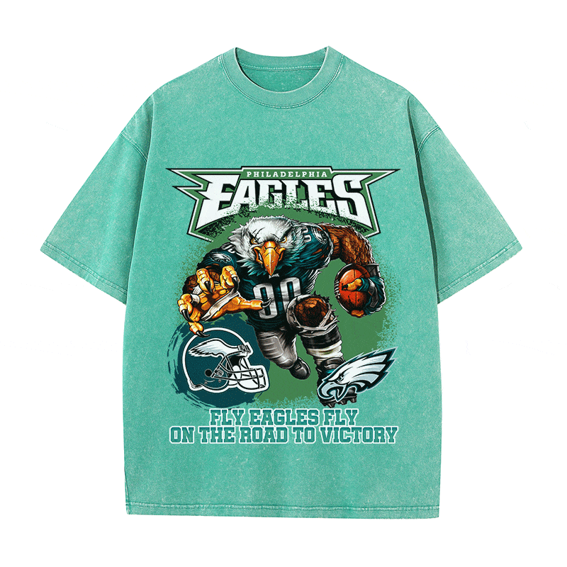 RDMCLOTHINGART tapestry hoodie EAGLES HEAVY WEIGHT COTTON TEE-8787