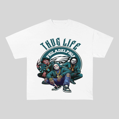 RDMCLOTHINGART tapestry hoodie EAGLES HEAVY WEIGHT COTTON TEE-8799