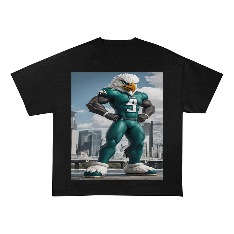 RDMCLOTHINGART tapestry hoodie EAGLES HEAVY WEIGHT COTTON TEE-8801