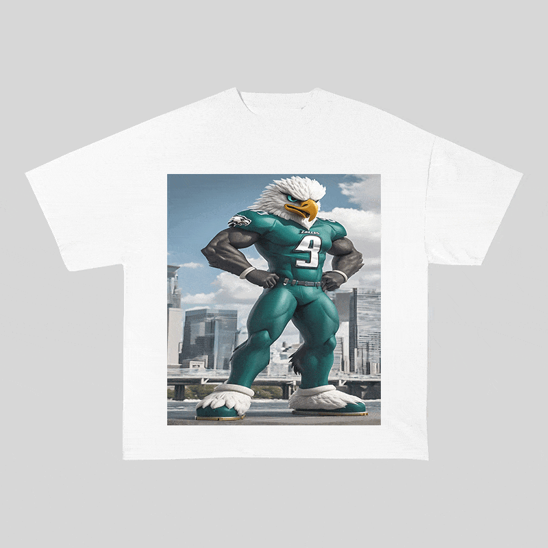 RDMCLOTHINGART tapestry hoodie EAGLES HEAVY WEIGHT COTTON TEE-8801