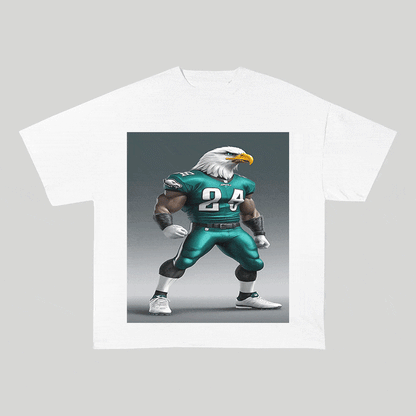 RDMCLOTHINGART tapestry hoodie EAGLES HEAVY WEIGHT COTTON TEE-8802