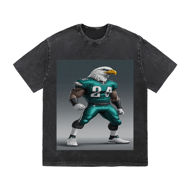 RDMCLOTHINGART tapestry hoodie EAGLES HEAVY WEIGHT COTTON TEE-8802