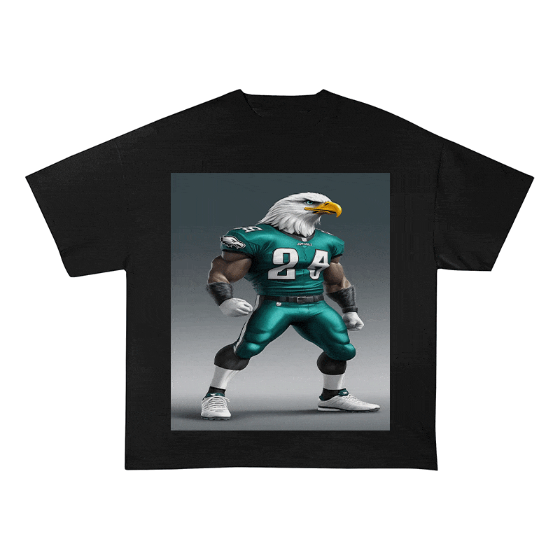 RDMCLOTHINGART tapestry hoodie EAGLES HEAVY WEIGHT COTTON TEE-8802