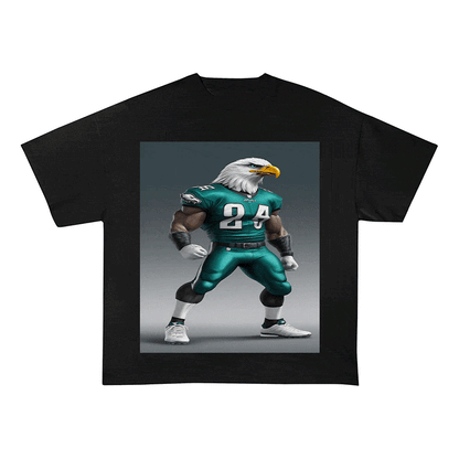 RDMCLOTHINGART tapestry hoodie EAGLES HEAVY WEIGHT COTTON TEE-8802