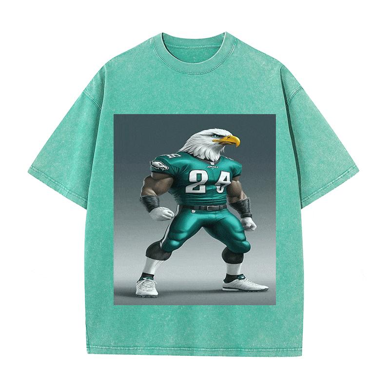 RDMCLOTHINGART tapestry hoodie EAGLES HEAVY WEIGHT COTTON TEE-8802