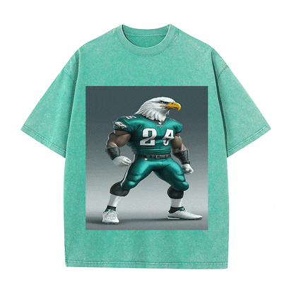 RDMCLOTHINGART tapestry hoodie EAGLES HEAVY WEIGHT COTTON TEE-8802