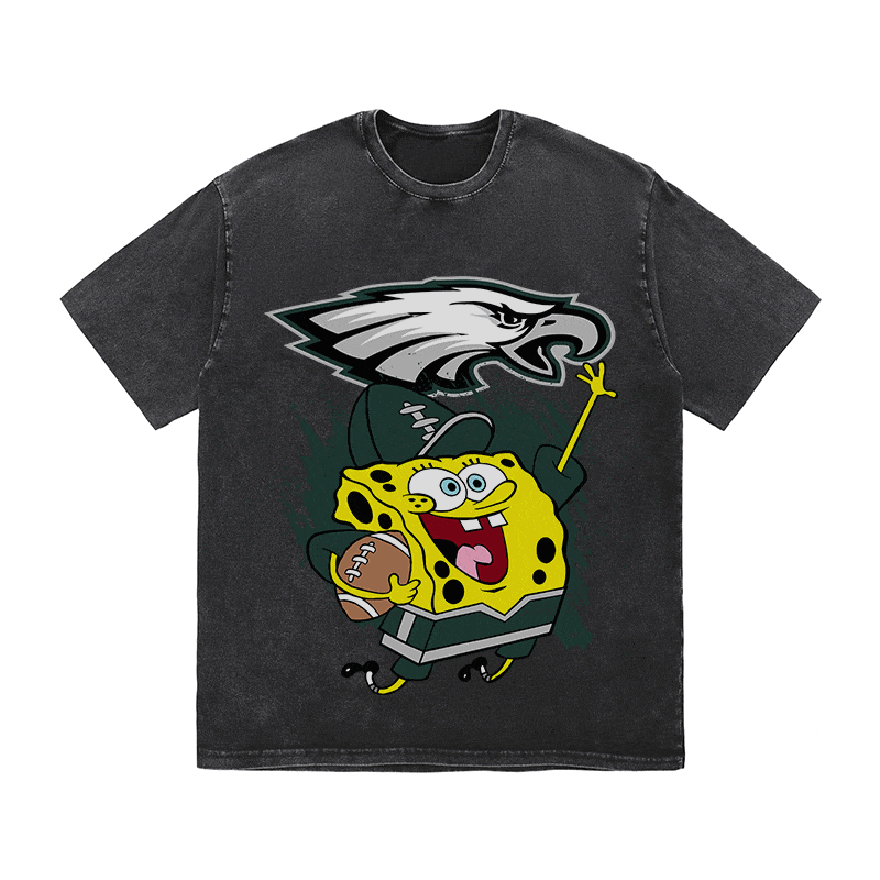 RDMCLOTHINGART tapestry hoodie EAGLES HEAVY WEIGHT COTTON TEE-8804