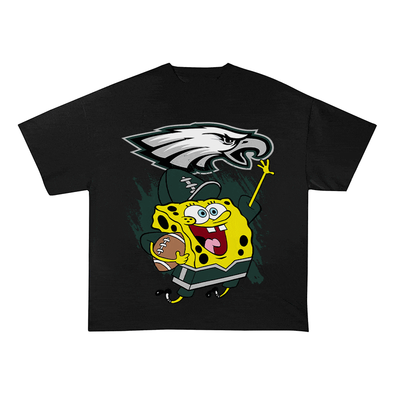 RDMCLOTHINGART tapestry hoodie EAGLES HEAVY WEIGHT COTTON TEE-8804