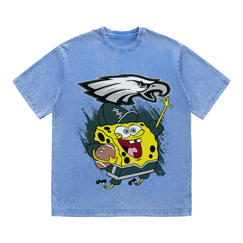 RDMCLOTHINGART tapestry hoodie EAGLES HEAVY WEIGHT COTTON TEE-8804