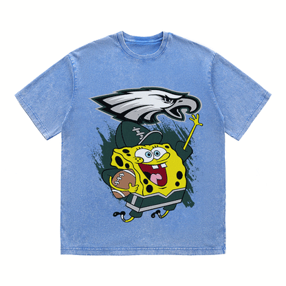 RDMCLOTHINGART tapestry hoodie EAGLES HEAVY WEIGHT COTTON TEE-8804