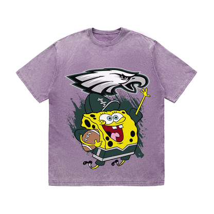 RDMCLOTHINGART tapestry hoodie EAGLES HEAVY WEIGHT COTTON TEE-8804