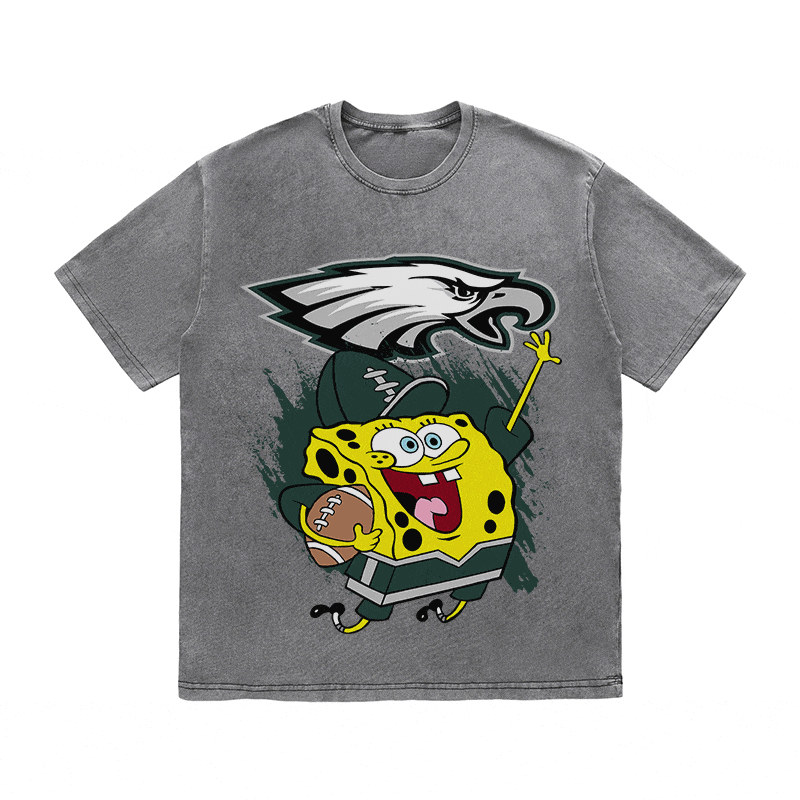 RDMCLOTHINGART tapestry hoodie EAGLES HEAVY WEIGHT COTTON TEE-8804