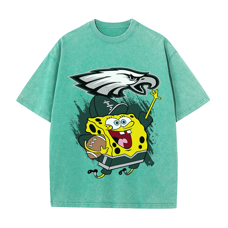 RDMCLOTHINGART tapestry hoodie EAGLES HEAVY WEIGHT COTTON TEE-8804