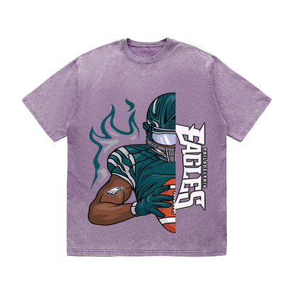 RDMCLOTHINGART tapestry hoodie EAGLES HEAVY WEIGHT COTTON TEE-8805