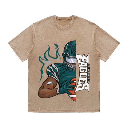 RDMCLOTHINGART tapestry hoodie EAGLES HEAVY WEIGHT COTTON TEE-8805