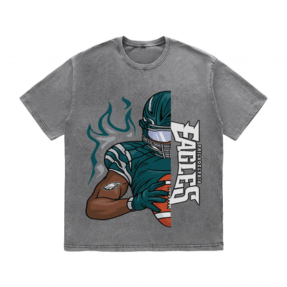 RDMCLOTHINGART tapestry hoodie EAGLES HEAVY WEIGHT COTTON TEE-8805