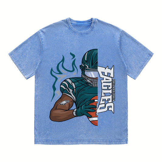 RDMCLOTHINGART tapestry hoodie EAGLES HEAVY WEIGHT COTTON TEE-8805