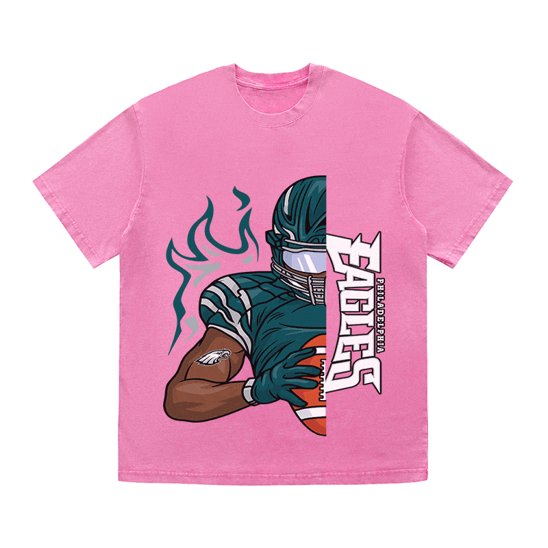 RDMCLOTHINGART tapestry hoodie EAGLES HEAVY WEIGHT COTTON TEE-8805