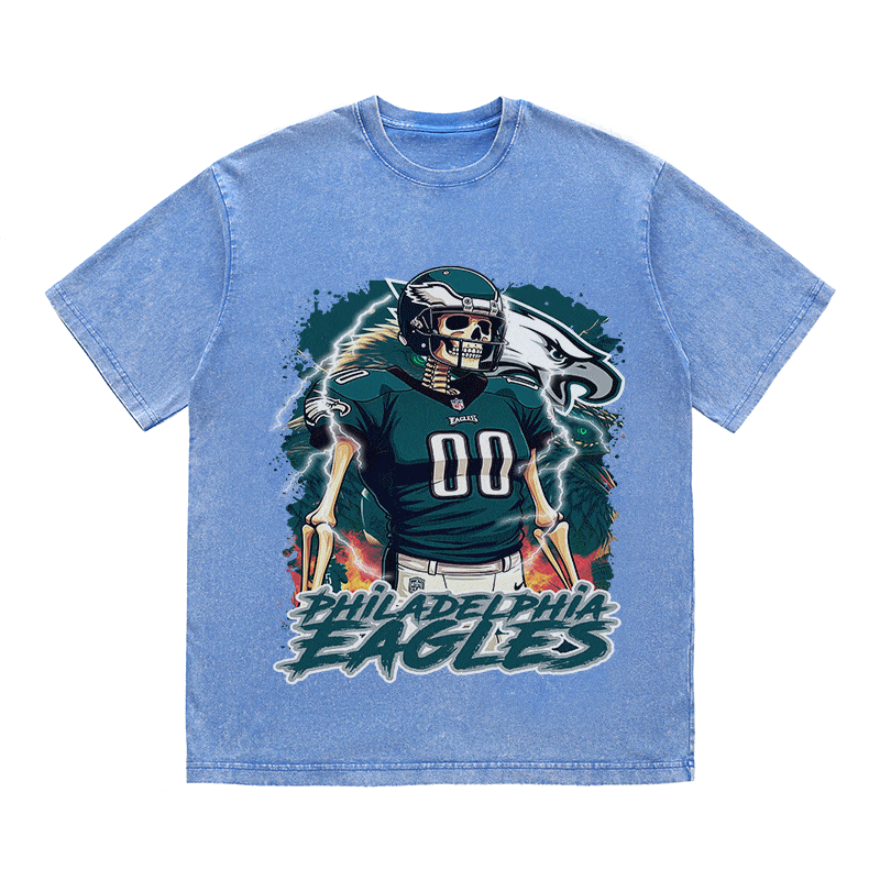 RDMCLOTHINGART tapestry hoodie EAGLES HEAVY WEIGHT COTTON TEE-8808