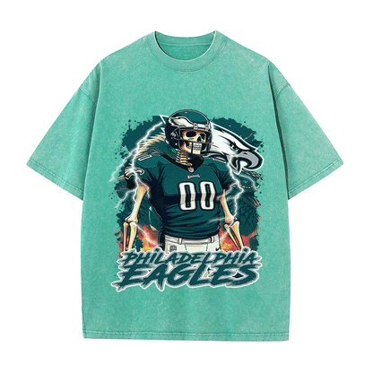 RDMCLOTHINGART tapestry hoodie EAGLES HEAVY WEIGHT COTTON TEE-8808