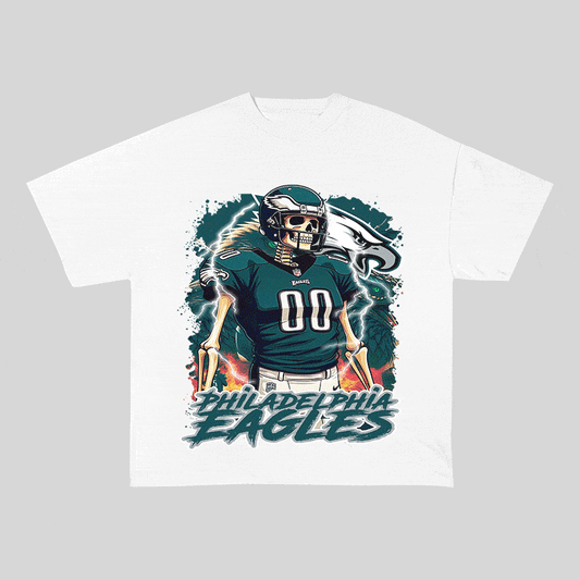 RDMCLOTHINGART tapestry hoodie EAGLES HEAVY WEIGHT COTTON TEE-8808