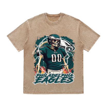 RDMCLOTHINGART tapestry hoodie EAGLES HEAVY WEIGHT COTTON TEE-8808