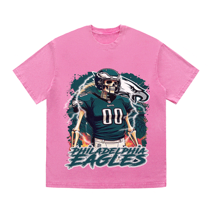 RDMCLOTHINGART tapestry hoodie EAGLES HEAVY WEIGHT COTTON TEE-8808