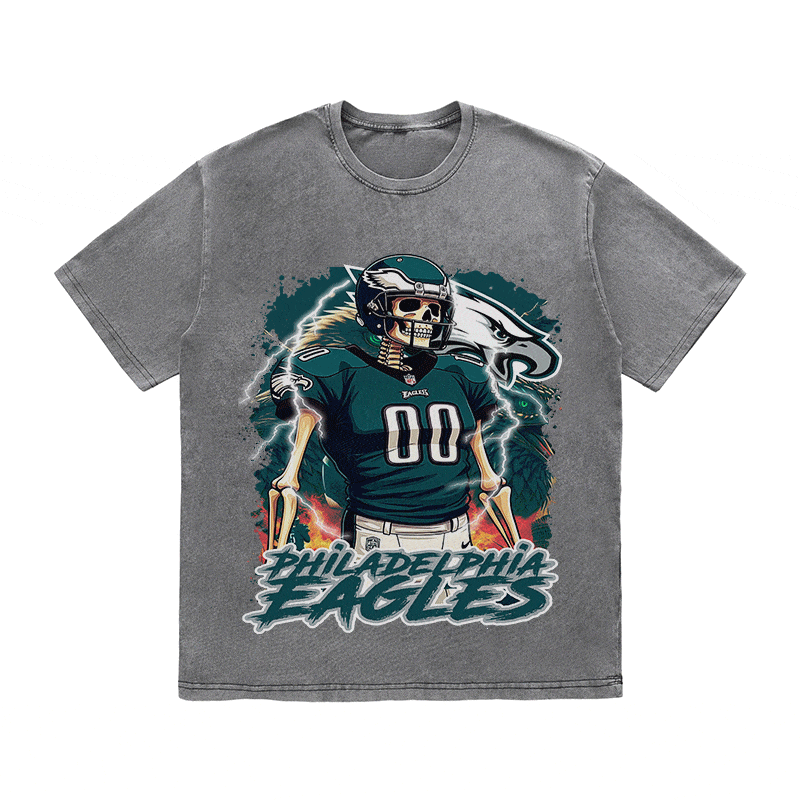 RDMCLOTHINGART tapestry hoodie EAGLES HEAVY WEIGHT COTTON TEE-8808