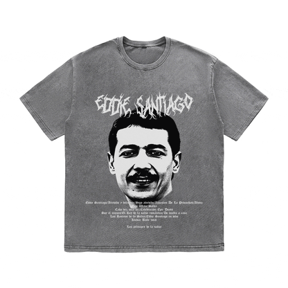 RDMCLOTHINGART tapestry hoodie EDDIE SANTIAGO HEAVY WEIGHT COTTON TEE-8930