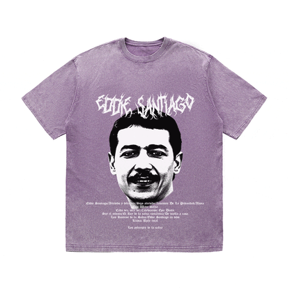 RDMCLOTHINGART tapestry hoodie EDDIE SANTIAGO HEAVY WEIGHT COTTON TEE-8930