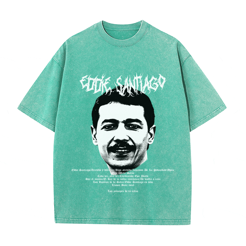 RDMCLOTHINGART tapestry hoodie EDDIE SANTIAGO HEAVY WEIGHT COTTON TEE-8930