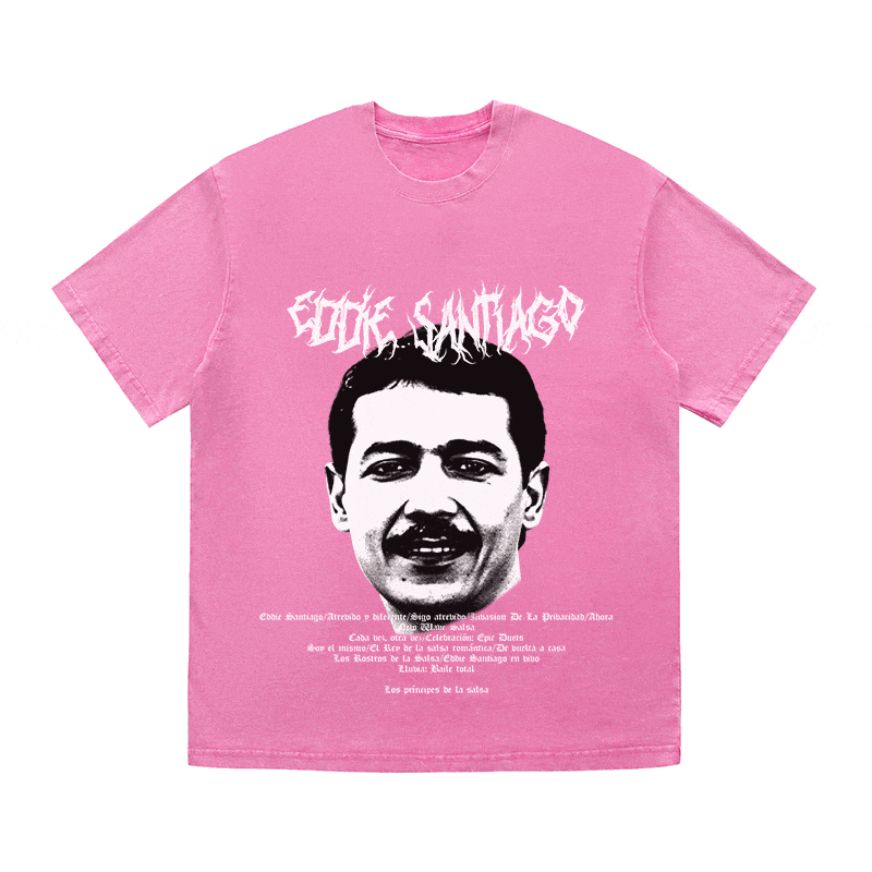 RDMCLOTHINGART tapestry hoodie EDDIE SANTIAGO HEAVY WEIGHT COTTON TEE-8930