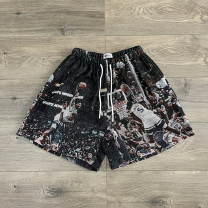 RDMCLOTHINGART tapestry hoodie EDWARDS TAPESTRY SHORTS