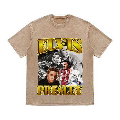 RDMCLOTHINGART tapestry hoodie ELVIS HEAVY WEIGHT COTTON TEE-9124