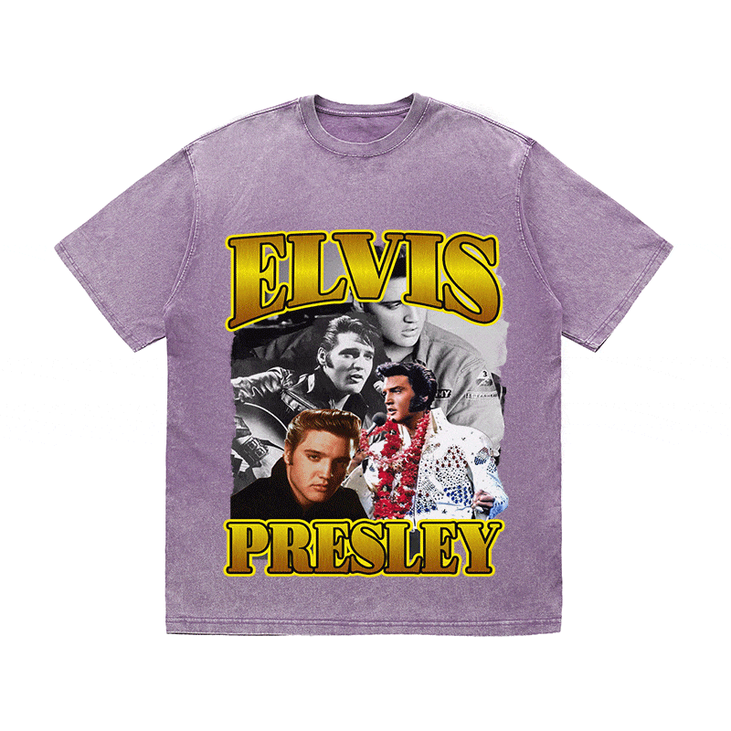 RDMCLOTHINGART tapestry hoodie ELVIS HEAVY WEIGHT COTTON TEE-9124