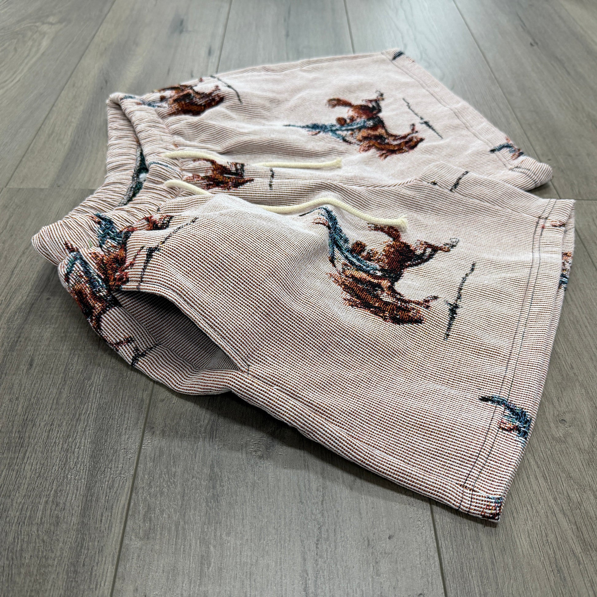 RDMCLOTHINGART tapestry hoodie ESTEBAN TAPESTRY SHORTS-98390