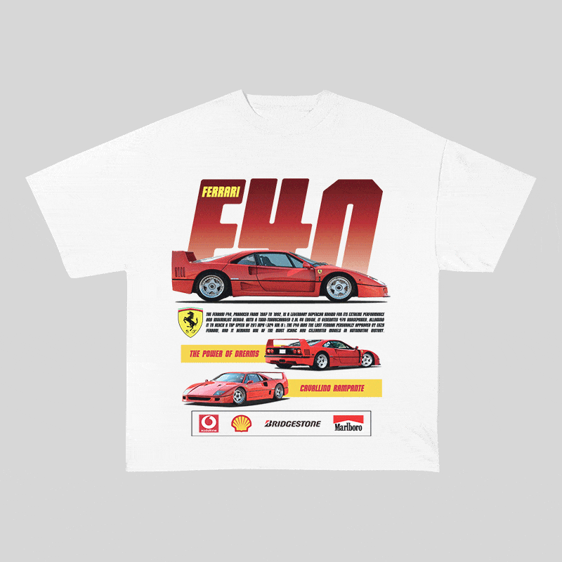 RDMCLOTHINGART tapestry hoodie F40 HEAVY WEIGHT COTTON TEE-8844