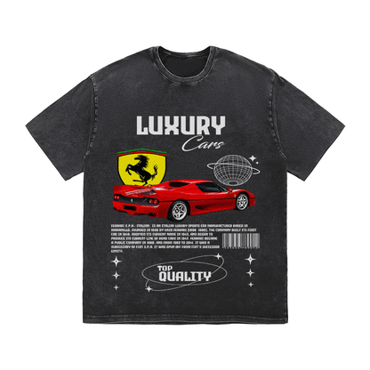 RDMCLOTHINGART tapestry hoodie FERRARI HEAVY WEIGHT COTTON TEE-9094