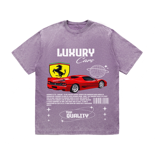 RDMCLOTHINGART tapestry hoodie FERRARI HEAVY WEIGHT COTTON TEE-9094