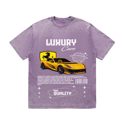 RDMCLOTHINGART tapestry hoodie FERRARI HEAVY WEIGHT COTTON TEE-9095