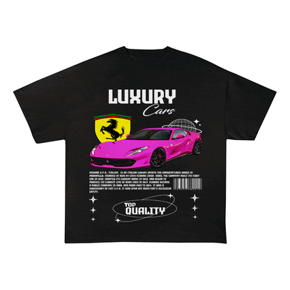 RDMCLOTHINGART tapestry hoodie FERRARI HEAVY WEIGHT COTTON TEE-9097